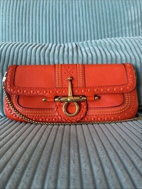 Gucci Snaffle Bit Shoulder Bag - Orange